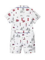 Baby Boy's London Is Calling Summer Romper