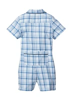 Baby Boy's Seafarer Tartan Classic Romper