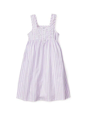 Little Girl's & Girl's French Ticking Charlotte Nightgown