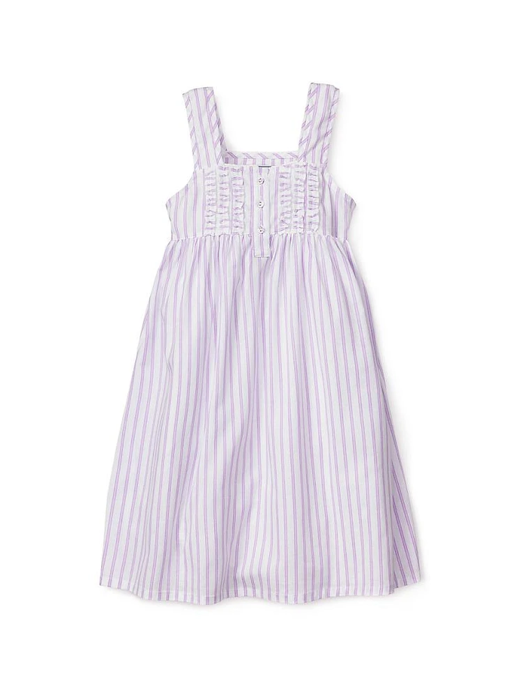 Little Girl's & French Ticking Charlotte Nightgown