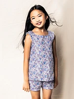 Little Girl's & Fleur D'azur Amelie Short Set