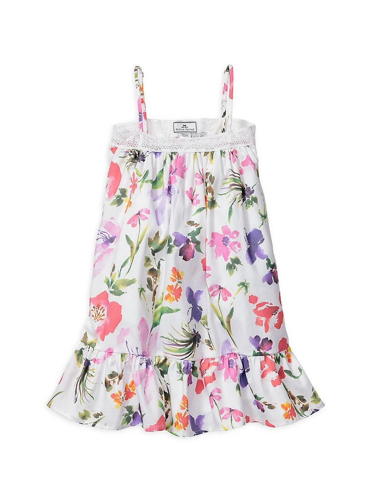 Little Girl's & Gardens Of Giverny Lily Nightgown