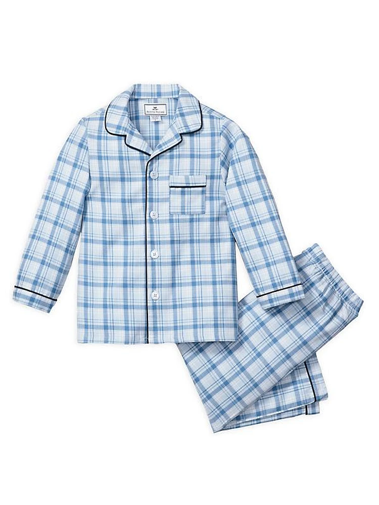 Baby Boy's, Little Boy's & Boy's Seafarer Tartan Pajama Set