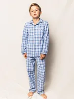 Baby Boy's, Little Boy's & Seafarer Tartan Pajama Set