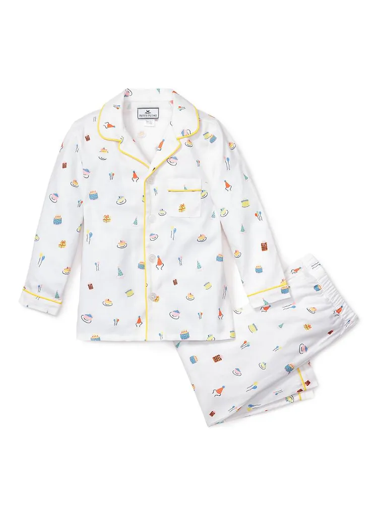 Little Boy's & 2-Piece Birthday Wishes Pajama Set