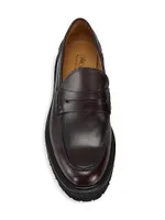 COLLECTION Chunky Leather Penny Loafers