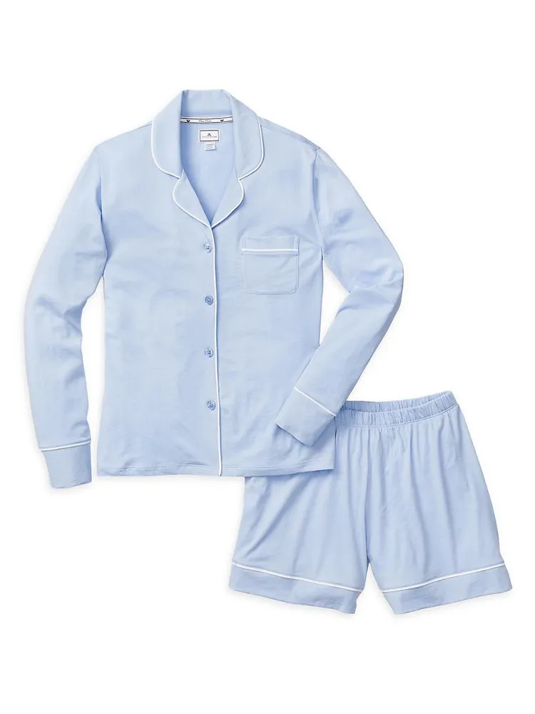 Woven Shorts Pajama Set