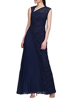 Dianna Layered Lace Gown