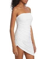 Diana Draped Strapless Minidress