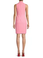 Naya Draped Sheath Dress