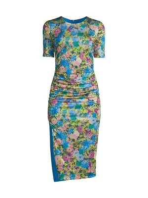 Delina Floral Sheath Dress