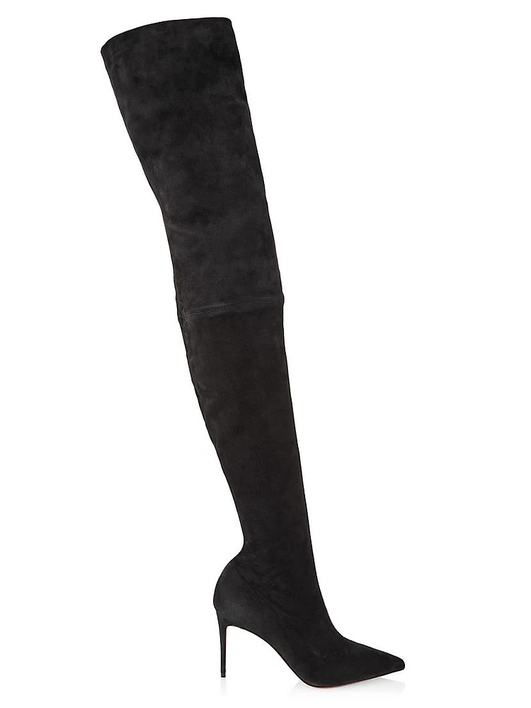 Kate 85MM Suede Over-The-Knee Boots