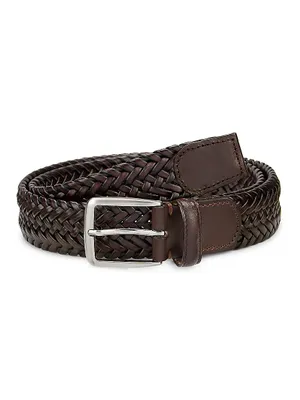 COLLECTION Woven Leather Belt