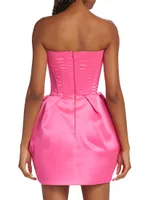 Kate Strapless Satin Minidress