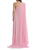 Sophia Asymmetric One-Shoulder Gown