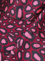 Leopard-Printed Wrap Minidress