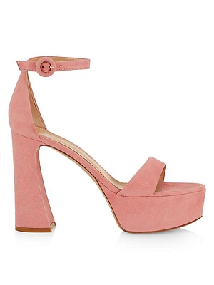 Holly 70MM Suede Platform Sandals