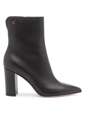 Lyell 85MM Leather Ankle Boots