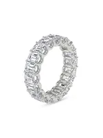 Eternity Bands 14K Gold & 5.00 TCW Lab-Grown Diamond Emerald Band