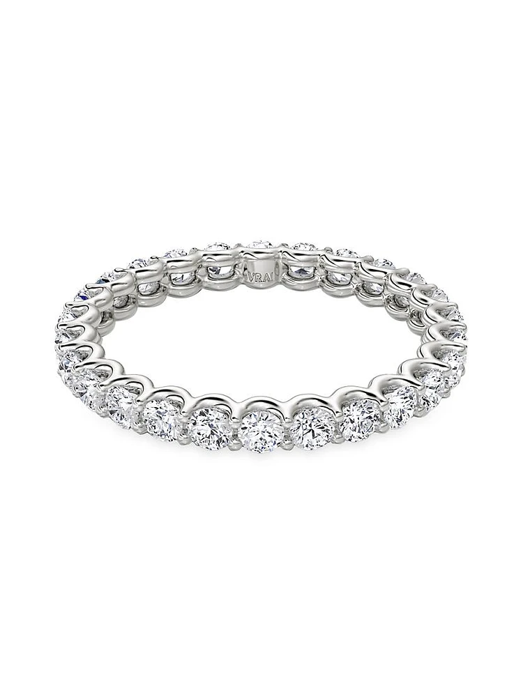 Eternity Bands 14K Gold & TCW Lab-Grown Diamond Brilliant Round Band