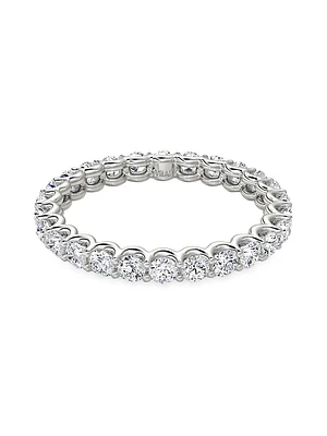 Eternity Bands 14K Gold & TCW Lab-Grown Diamond Brilliant Round Band