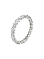 Eternity Bands 14K Gold & TCW Lab-Grown Diamond Brilliant Round Band