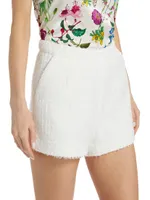 Ashton Bouclé Knit Shorts