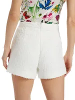 Ashton Bouclé Knit Shorts