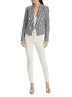 Brooke Cropped Double-Breasted Blazer