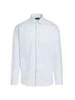 COLLECTION Grid Button-Front Shirt