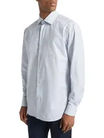 COLLECTION Grid Button-Front Shirt