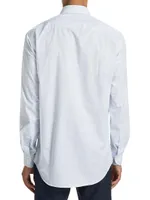 COLLECTION Grid Button-Front Shirt