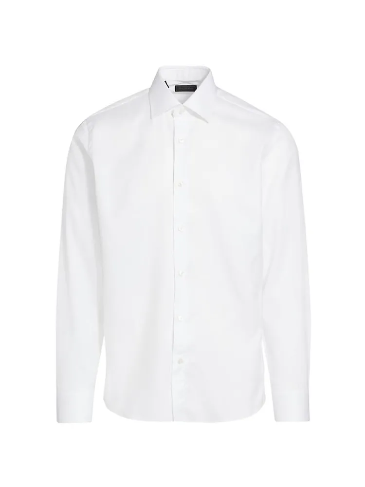 COLLECTION Poplin Button-Front Shirt