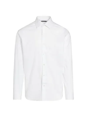 COLLECTION Geometric Button-Front Shirt