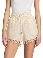 Star Lace Drawstring Shorts