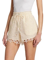 Star Lace Drawstring Shorts