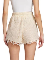 Star Lace Drawstring Shorts