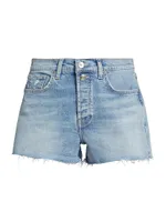 Monroe High-Rise Cut-Off Denim Shorts