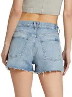 Monroe High-Rise Cut-Off Denim Shorts