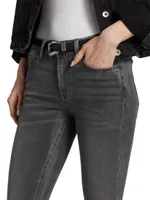 Mid-Rise Ankle Skinny Jeans
