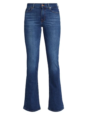 Mid-Rise Stretch Boot-Cut Jeans