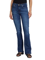 Mid-Rise Stretch Boot-Cut Jeans