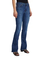 Mid-Rise Stretch Boot-Cut Jeans