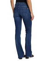 Mid-Rise Stretch Boot-Cut Jeans