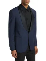 COLLECTION Wool One-Button Dinner Jacket