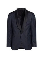 COLLECTION Sparkle Floral Wool-Blend One-Button Suit Jacket