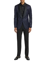 COLLECTION Sparkle Floral Wool-Blend One-Button Suit Jacket