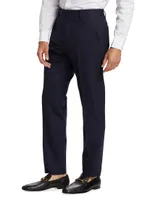 COLLECTION Pinstriped Wool Suit Pants