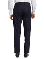 COLLECTION Pinstriped Wool Suit Pants