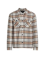 COLLECTION Plaid Flannel Shirt Jacket